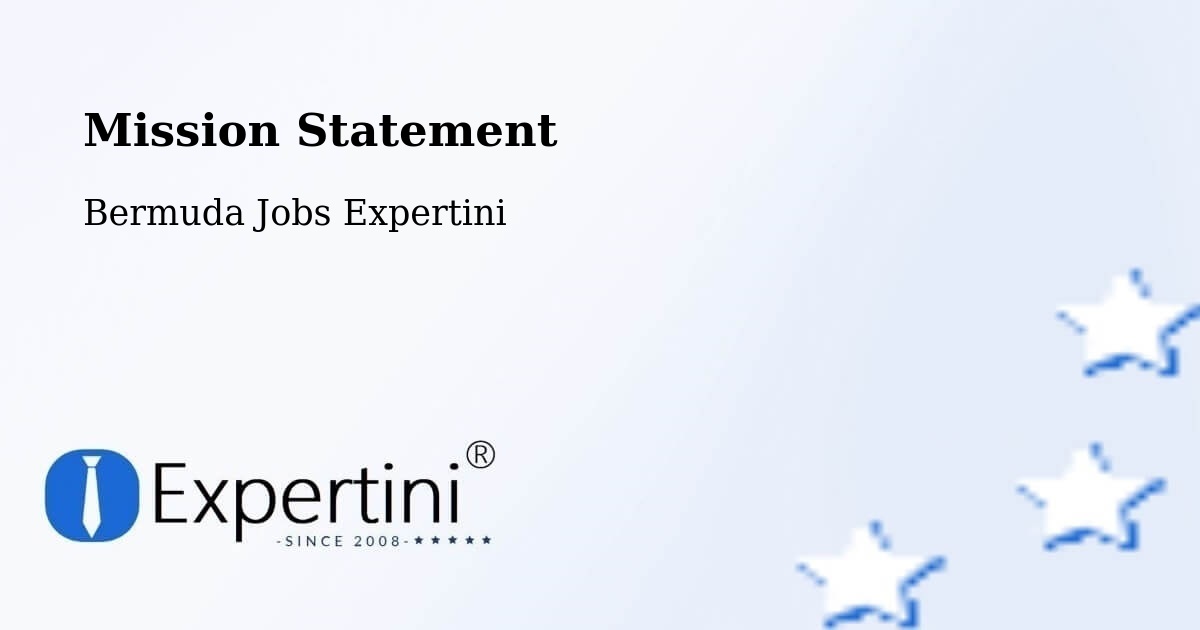 Corporate Mission – Hamilton - Bermuda Jobs Expertini